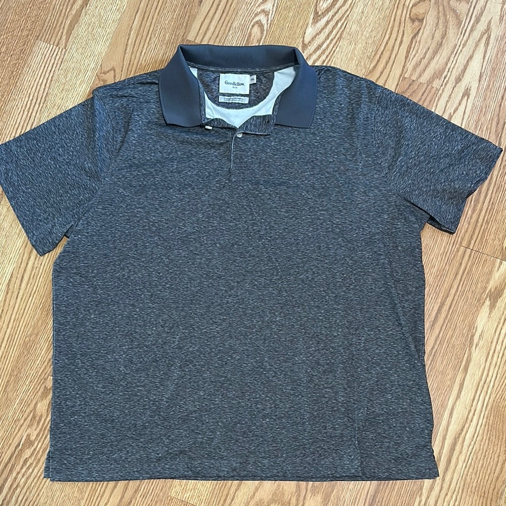 Good Fellow  and Company Men's Gray Polo Shirt. Size XXL